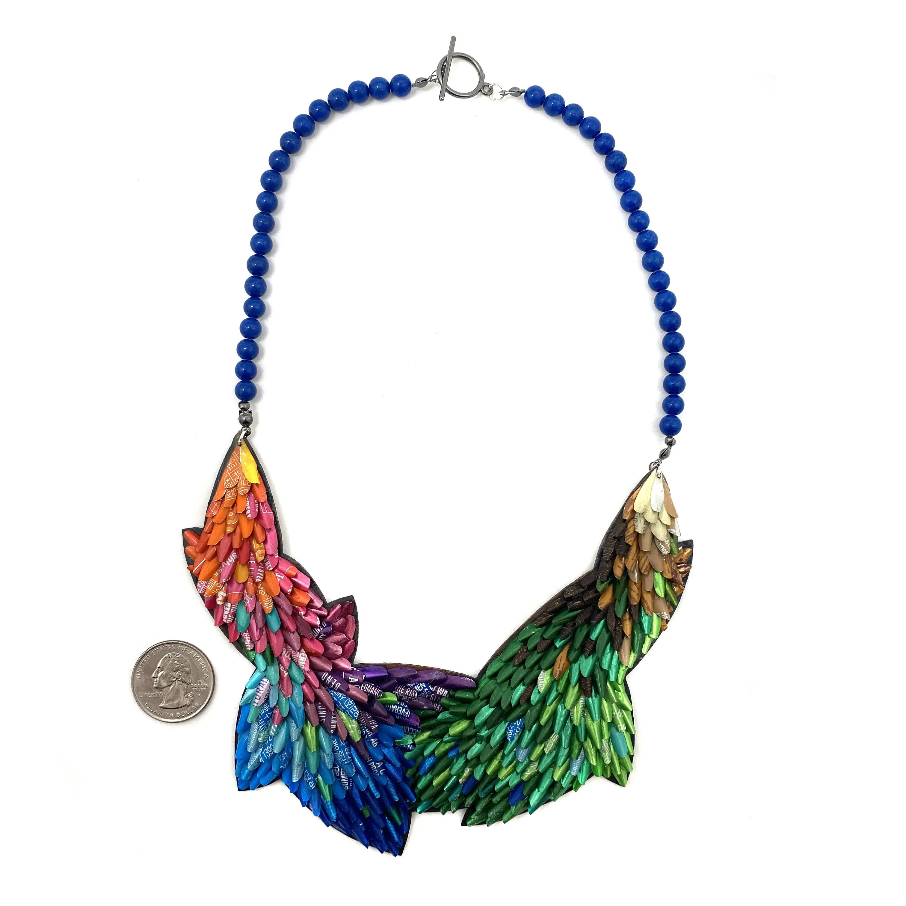 Rainbow Petals Layered Necklace