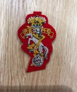 REME Officer Side Cap Badge - Scarlet