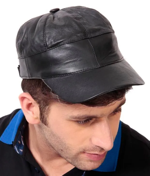 RL Leather Stripe Cap