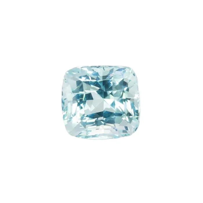 Roger Dery 8.41ct Aquamarine Square Cushion Cut Loose Gemstone