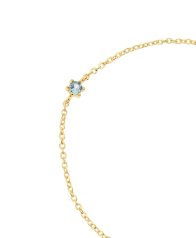 Rosa Bracelet Blue 18ct Gold Plated