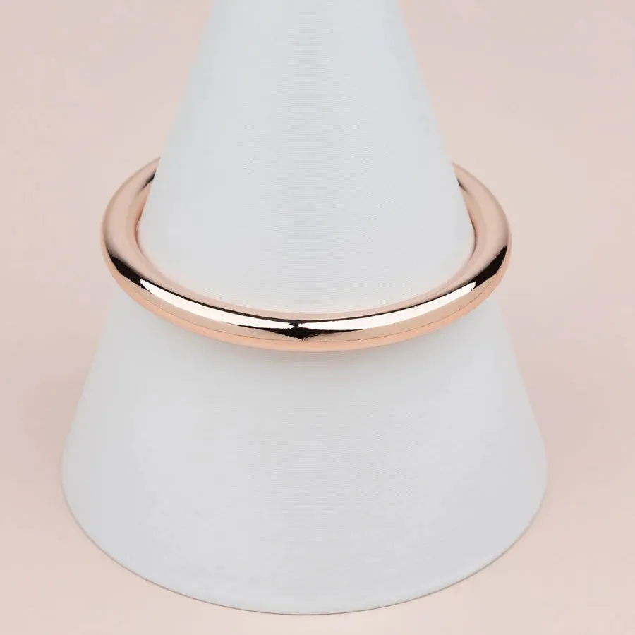 Rose Gold Solid Bangle