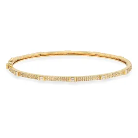 ROYAL FULL CIRCLE DIAMOND BRACELET, GOLD