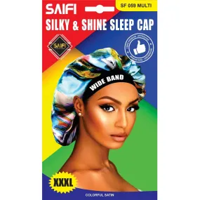 SAIFI Silky & Shine Sleep Satin Cap SF 059 MULTI