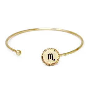 Scorpio Zodiac Bracelet Adjustable Bangle 