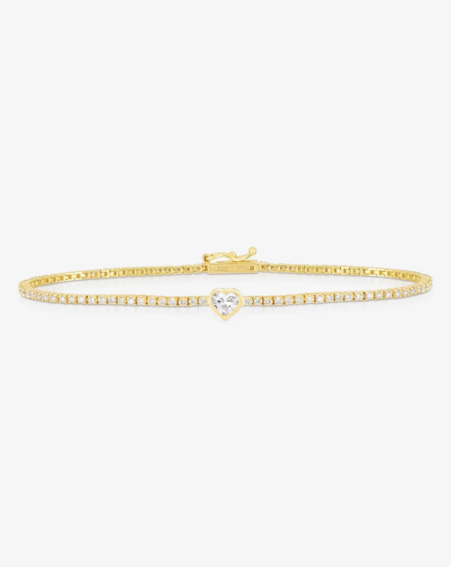 Single Mixed Shapes Diamond Tennis Bracelet