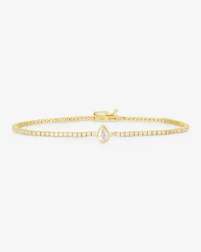 Single Mixed Shapes Diamond Tennis Bracelet