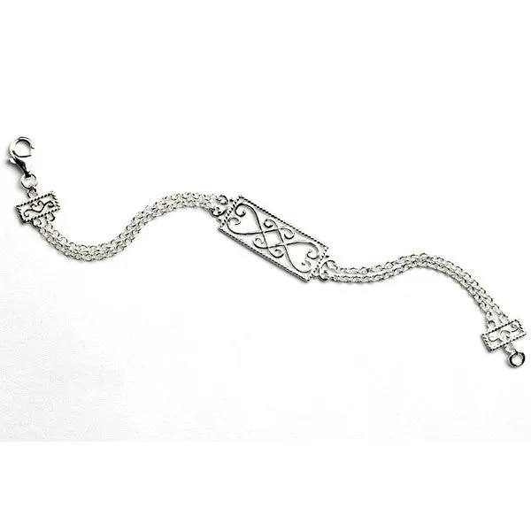 Southern Gates® Double Chain Scroll Bracelet