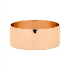 Stainless Steel Rose Gold IP Plating 28mm Wide Bangle