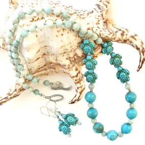 Tao: Sea Turtle Necklace Set