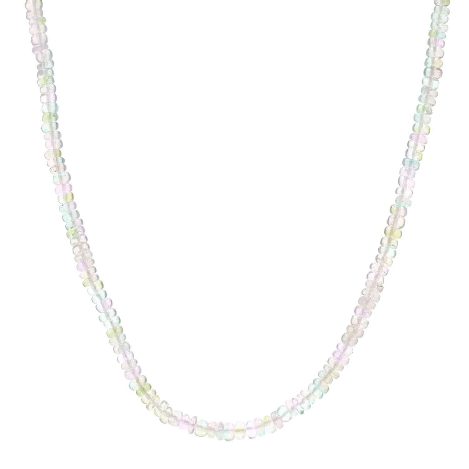 Tapered Opal Bead Necklace