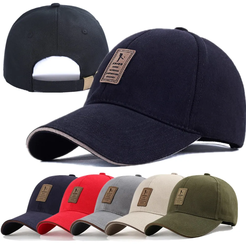 Unisex Fashion Cap Classic Simple Solid Color Baseball Caps For Men & Women High Quality Golf Sports Hat