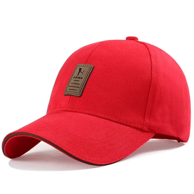 Unisex Fashion Cap Classic Simple Solid Color Baseball Caps For Men & Women High Quality Golf Sports Hat