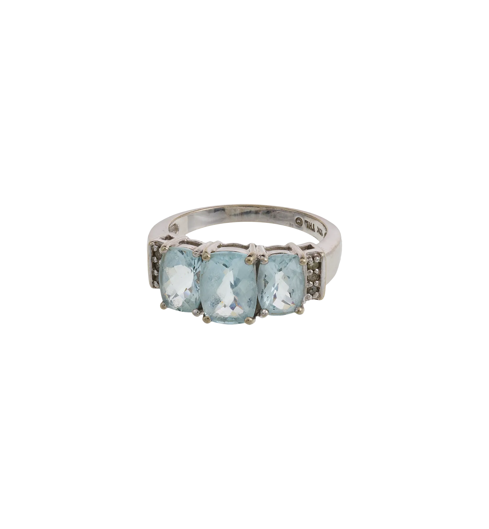 Vintage Aquamarine Eternal Sky Ring