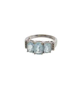 Vintage Aquamarine Eternal Sky Ring