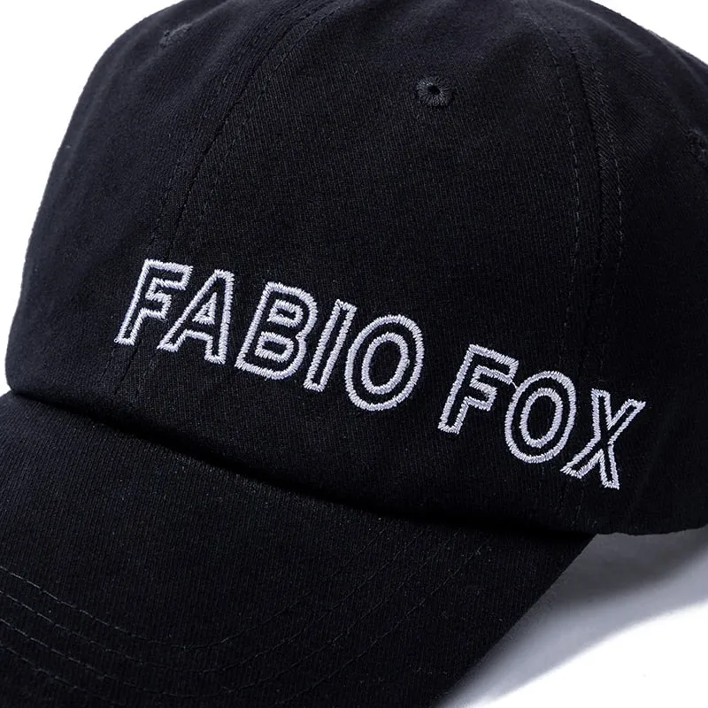 Women Men Cotton Kpop Brand Cap Fashion FABIO FOX Embroidered Baseball Cap Casual Adjustable Outdoor Couple Streetwear Hat