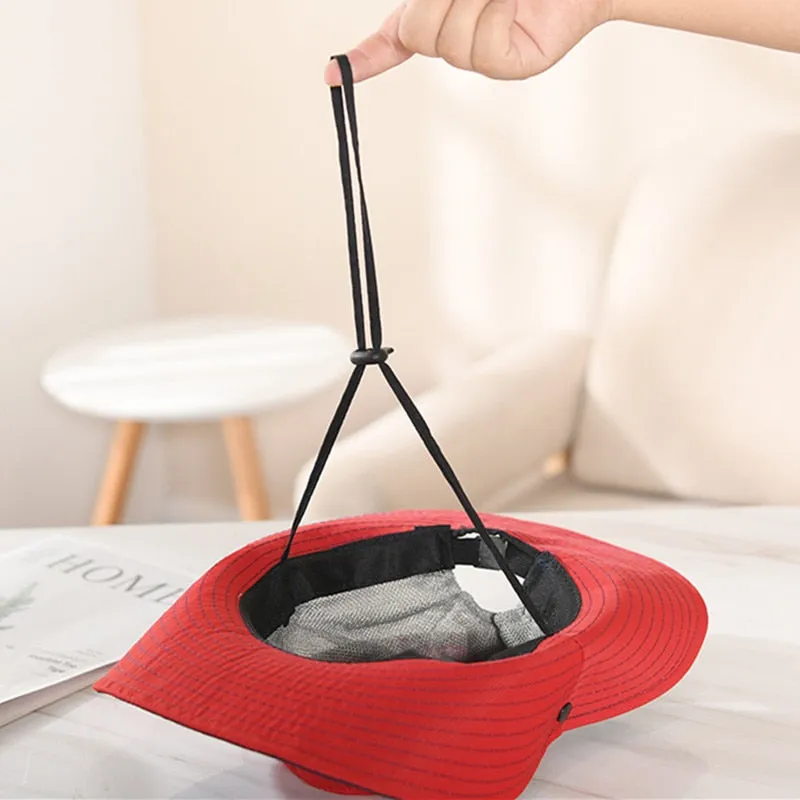 Women's Summer Hat Fashion Letter Design Sun Hat Female Travel  Beach Bucket Hat