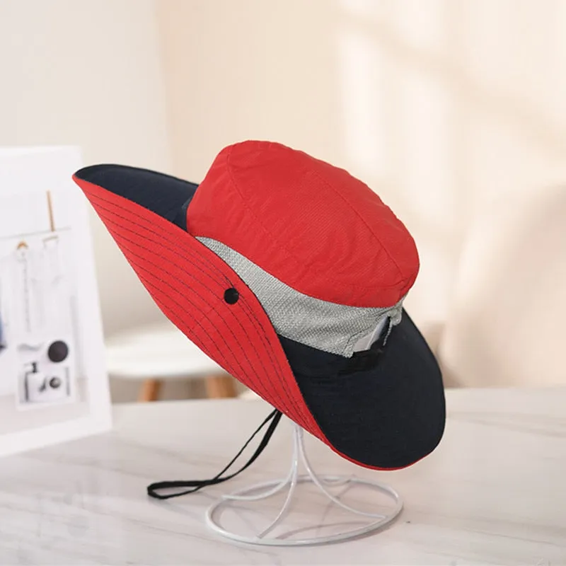 Women's Summer Hat Fashion Letter Design Sun Hat Female Travel  Beach Bucket Hat