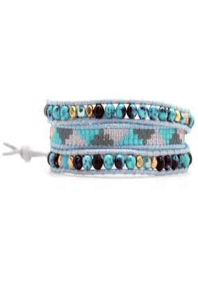 X Katie Soleil Sedona Triple Wrap Beaded Bracelet